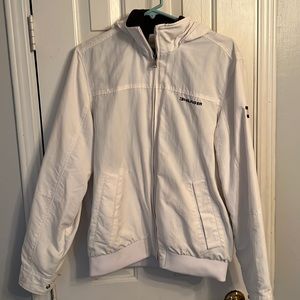 White Tommy Hilfiger zip up